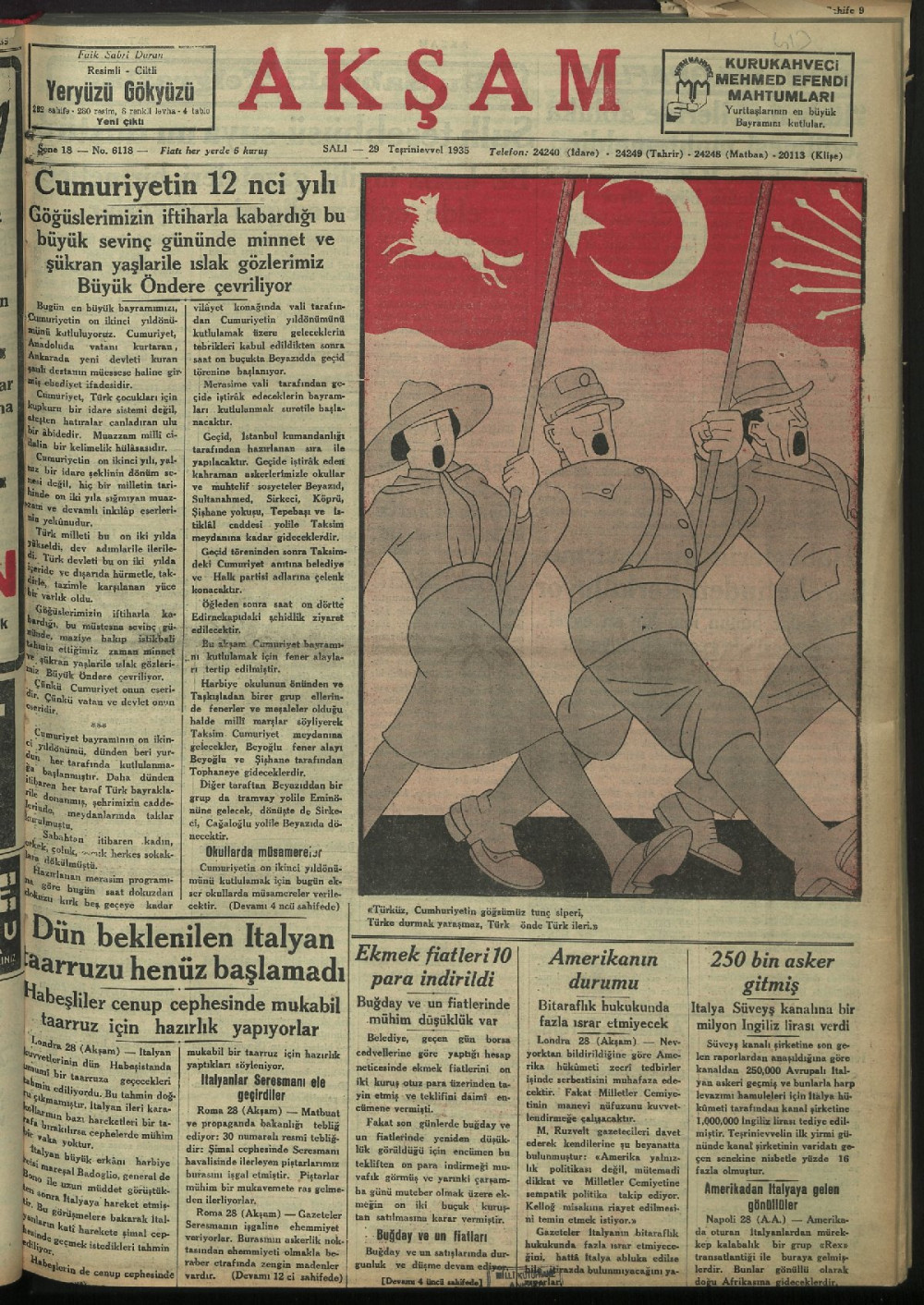 Arşivden çıkan Cumhuriyet Bayramı manşetleri - Resim: 12