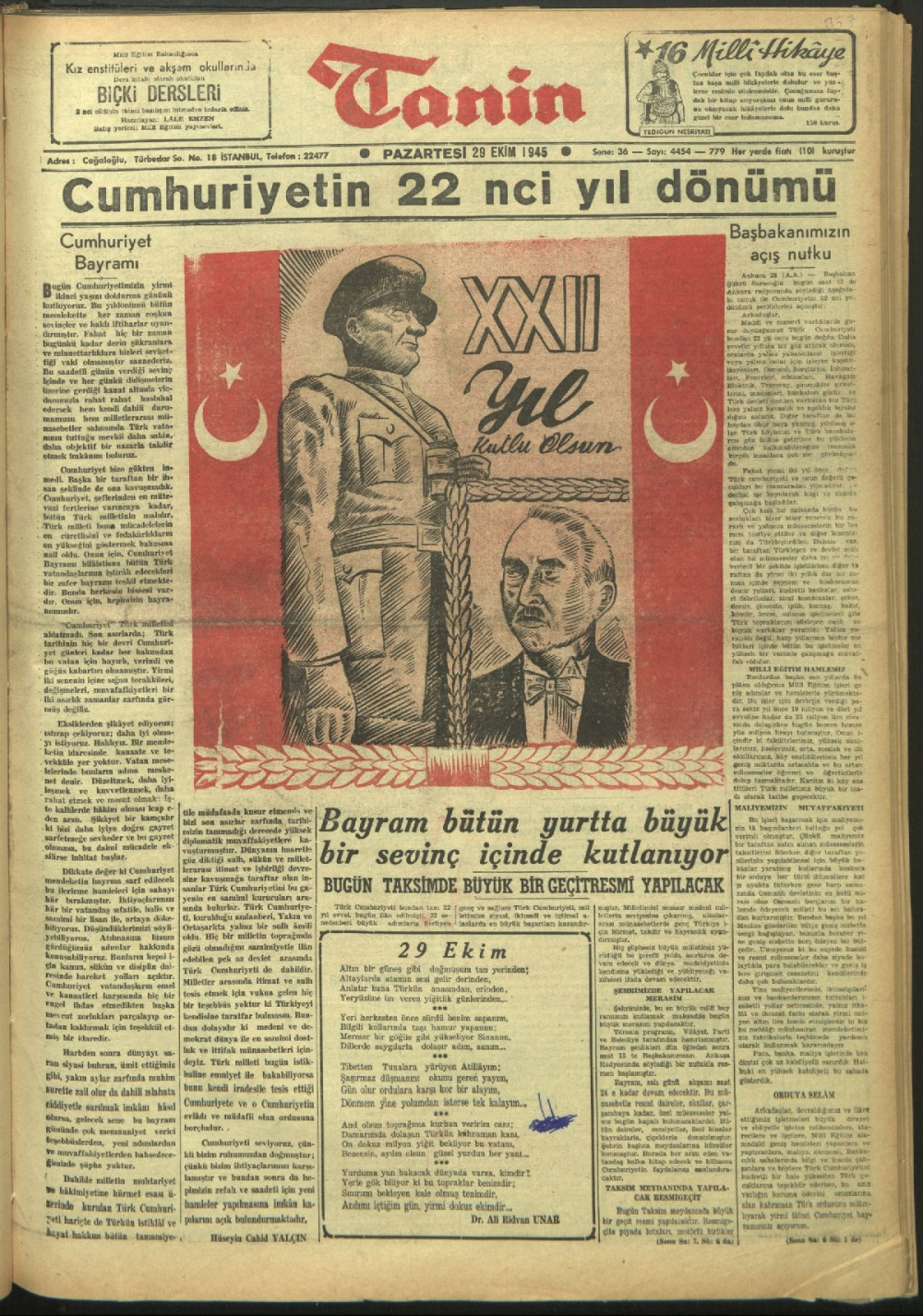 Arşivden çıkan Cumhuriyet Bayramı manşetleri - Resim: 42