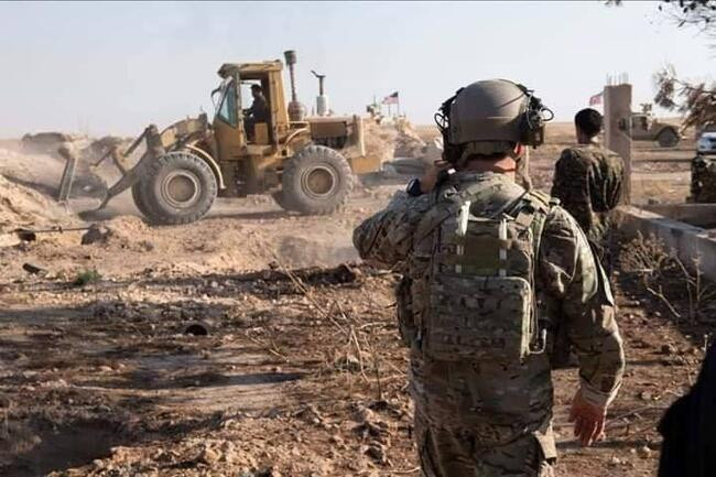 ABD askeri Suriye sınırında devriyede