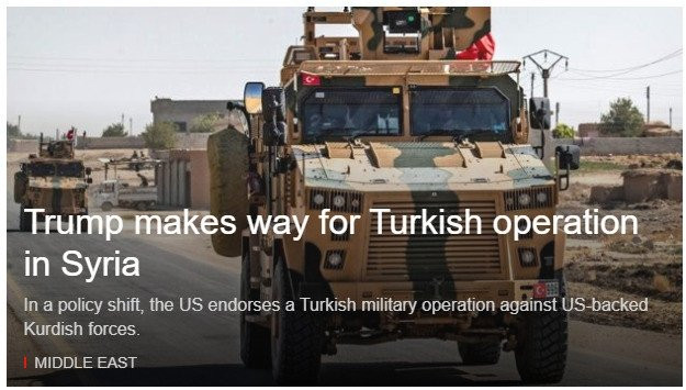 Türkiye'nin Suriye'ye düzenleyeceği operasyon dünya basınında böyle