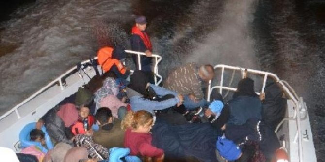 Kuşadası'nda 68 düzensiz göçmen yakalandı 