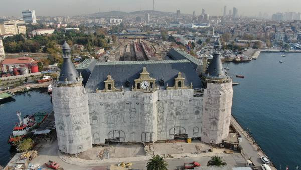 Haydarpaşa Garı'nın saati artık çalışıyor ! Son hali görüntülendi