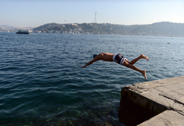 İstanbul'da Kasım ayında deniz keyfi