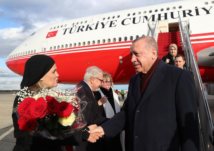 Cumhurbaşkanı Erdoğan, ABD'de böyle karşılandı