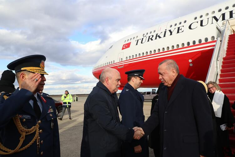Cumhurbaşkanı Erdoğan, ABD'de böyle karşılandı