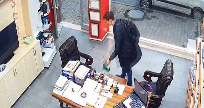 Dünyanın en rahat hırsızı İstanbul'da güvenlik kamerasında!