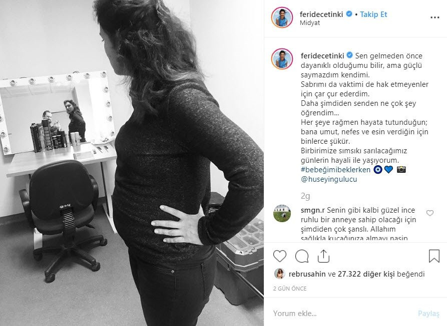 Hercai’nin Zehra Şadoğlu’su Feride Çetin’den bebek müjdesi