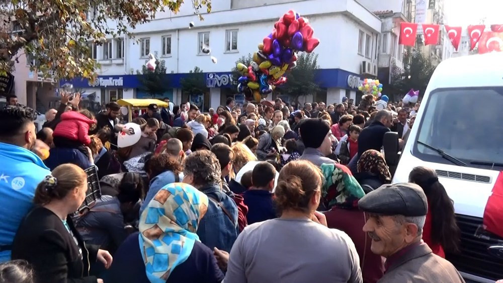 Edirne Keşan'da promosyon ürün izdihamı