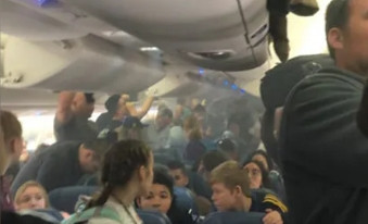 Yolcu uçağında panik! Kabin dumanlar altında kaldı