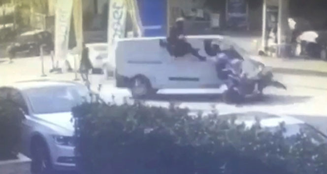İstanbul'da motosikletli gencin ölümü kamerada