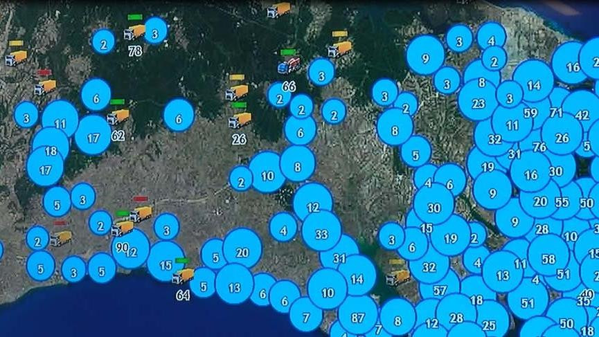 İşte İstanbul'un ''harfiyat'' haritası!