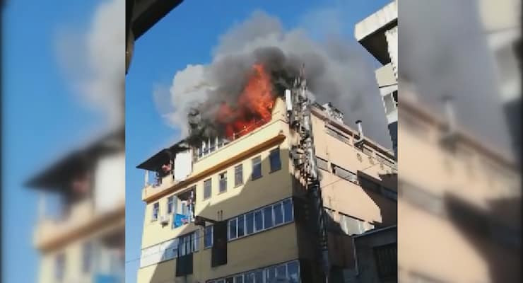 İstanbul'da korkutan yangın