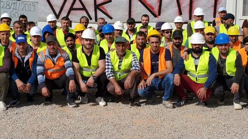 Türkiye işçiler Cezayir'de grevde