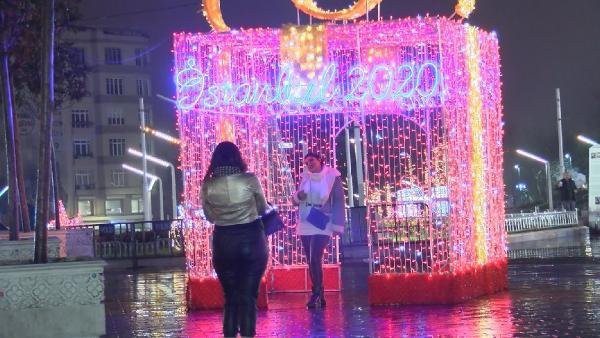 Taksim Meydanı yılbaşına hazır