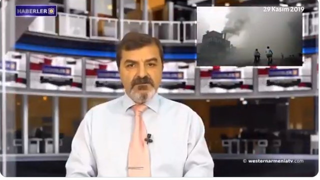 Ermeni televizyonu Iğdır'ı Ermenistan toprağı ilan etti