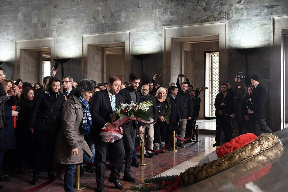 Maltepeliler Başkan Kılıç'la Ata’nın huzuruna çıktı