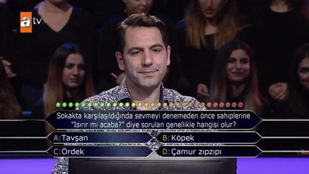 Kim Milyoner Olmak İster'de ilginç sorular