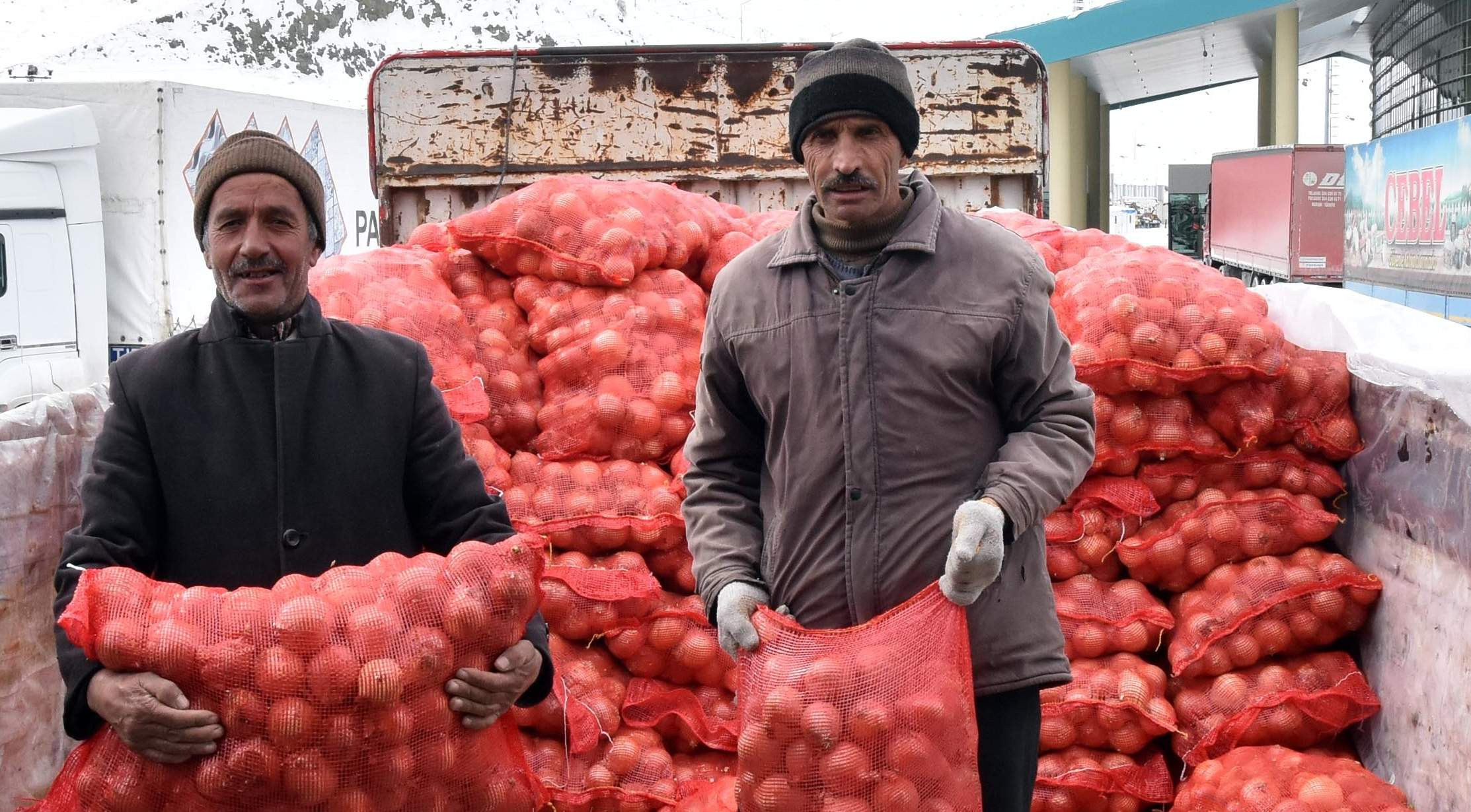 İthal soğanlar Türkiye'ye giriş yaptı