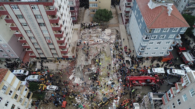 İstanbul'da çöken binayla ilgili soruşturmada tutuklama talebi