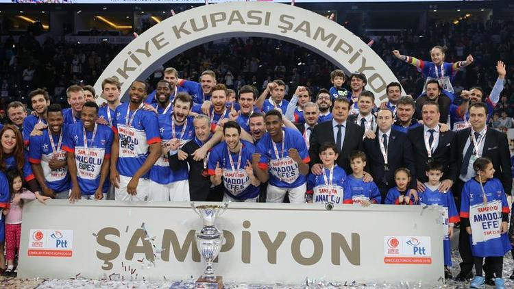 Türkiye Kupası'na Anadolu Efes damgası