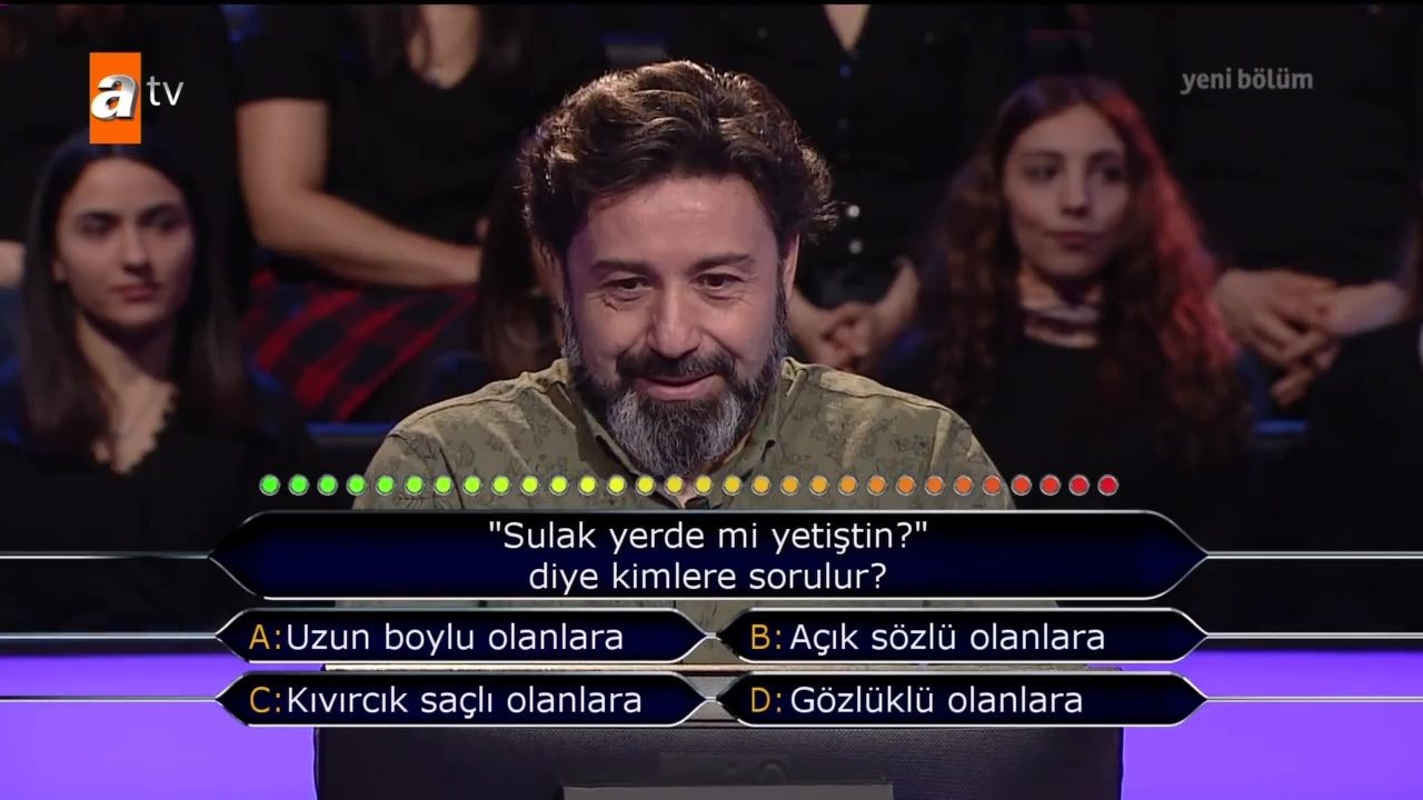 Kim Milyoner Olmak İster'e damga vuran soru