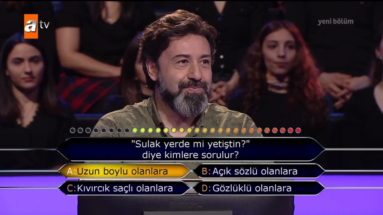Kim Milyoner Olmak İster'e damga vuran soru