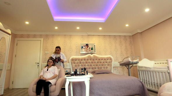 5 yıldızlı otel gibi hastane