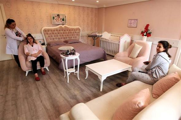 5 yıldızlı otel gibi hastane