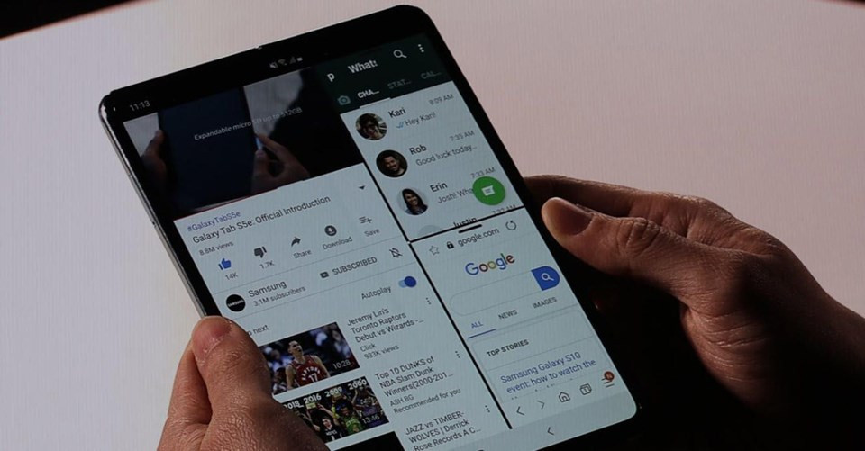 Samsung yeni amiral gemilerini tanıttı ! Katlanabilir telefon sürprizi