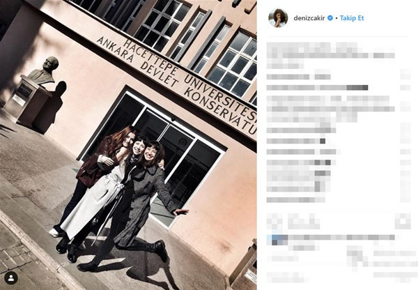 Deniz Çakır okuluna böyle veda etti