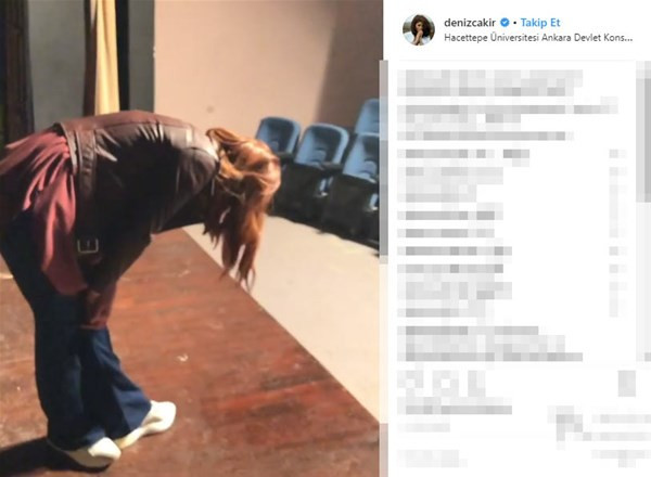 Deniz Çakır okuluna böyle veda etti