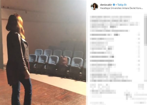 Deniz Çakır okuluna böyle veda etti