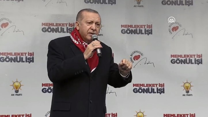 Erdoğan ilk mitingini Sivas'ta yaptı ! ''Neymiş, AK Parti adayını çekecekmiş''