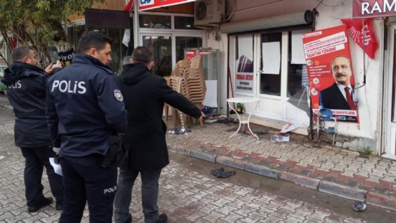Seçime günler kala CHP seçim ofisine bir saldırı daha