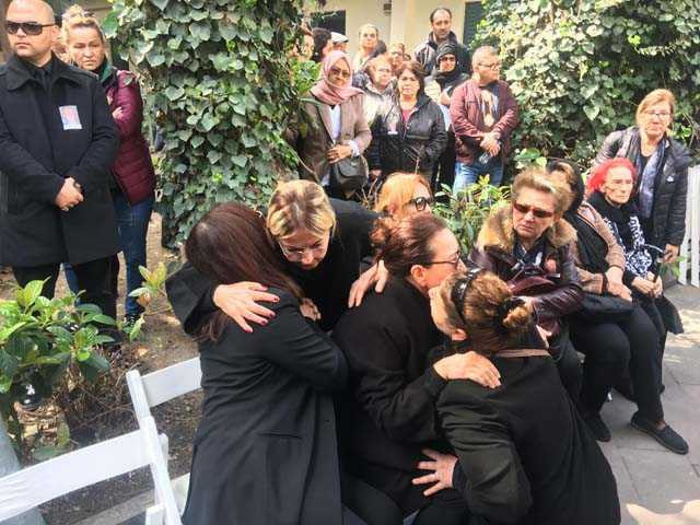 Zafer Çika'nın cenaze töreninden fotoğraflar