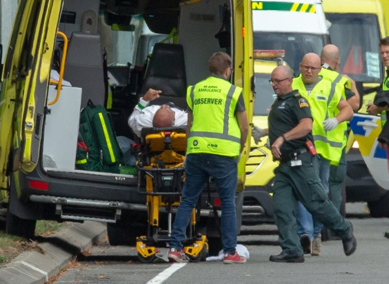 Yeni Zelanda'da cami saldırısından ilk görüntüler