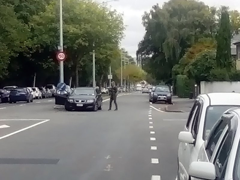 Yeni Zelanda'da cami saldırısından ilk görüntüler