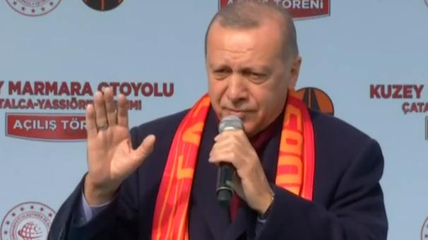 Cumhurbaşkanı Erdoğan açılış töreninde konuştu