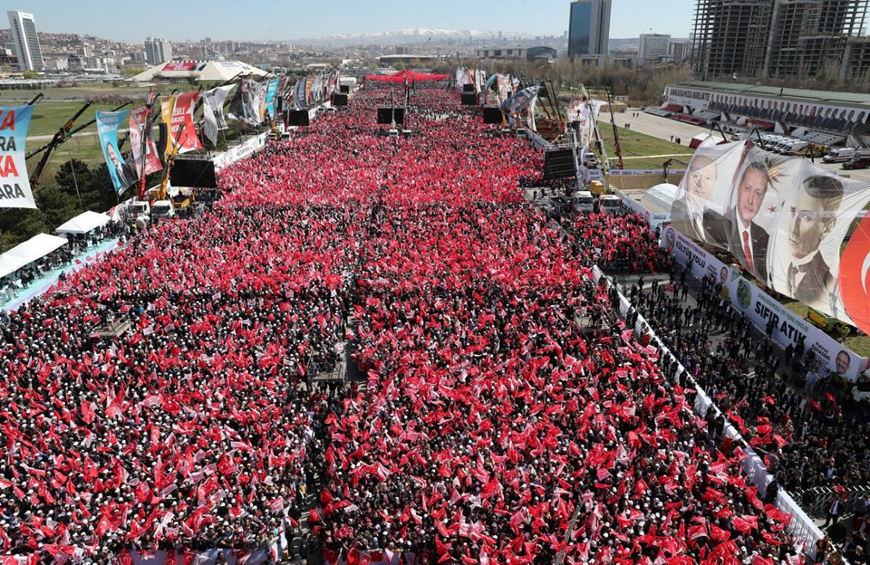 Cumhur İttifakı'nın Ankara mitingine kaç kişi katıldı ? Erdoğan açıkladı