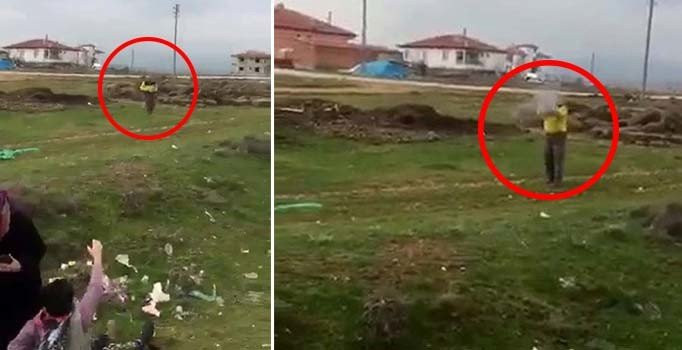 Kan donduran görüntü ! Kendi ölüm anını kaydetti