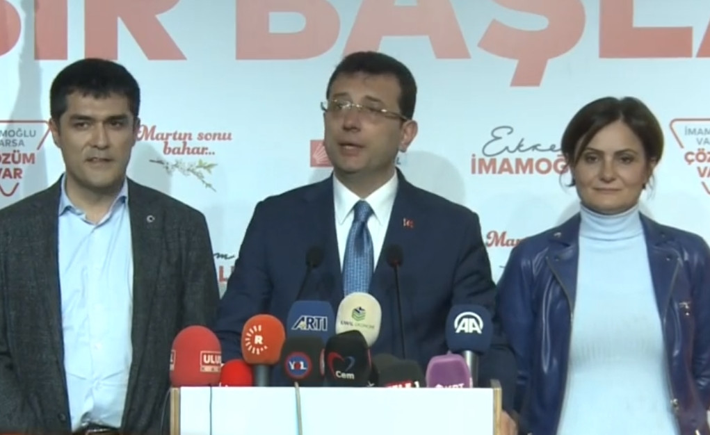 Ekrem İmamoğlu oyları açıkladı: ''Biz öndeyiz !''