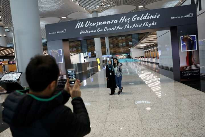 Kare kare işte İstanbul Havalimanı