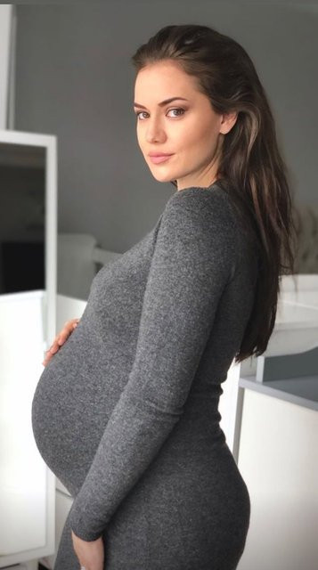 Fahriye Evcen doğum yaptı