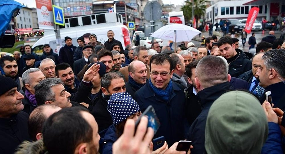 İstanbul'da Ekrem İmamoğlu'na mazbatayı ver sloganları