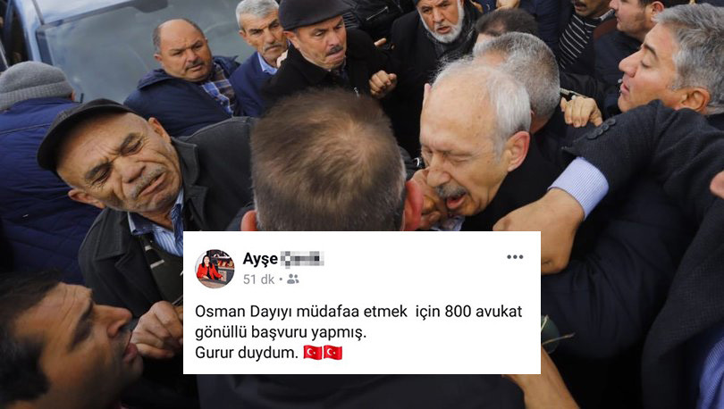 İlkokul müdüründen Kılıçdaroğlu’na yumruk atan saldırgana destek