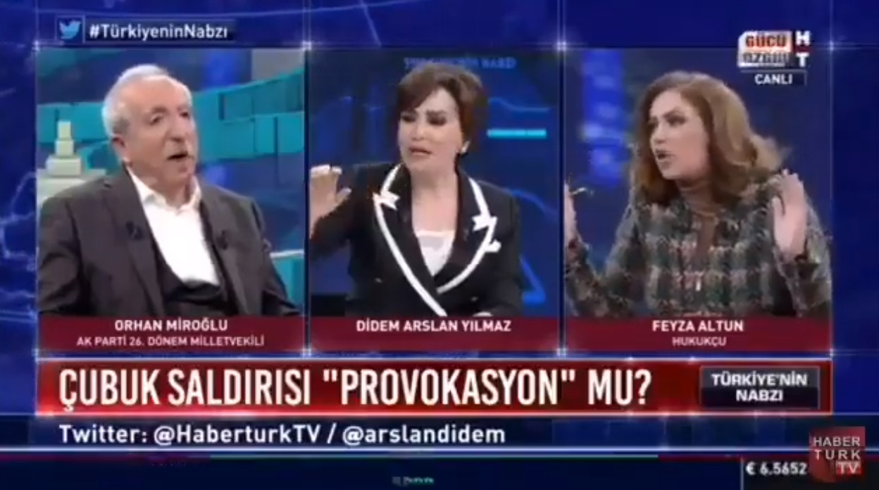 AK Partili Miroğlu'na canlı yayında ortamı geren PKK sorusu