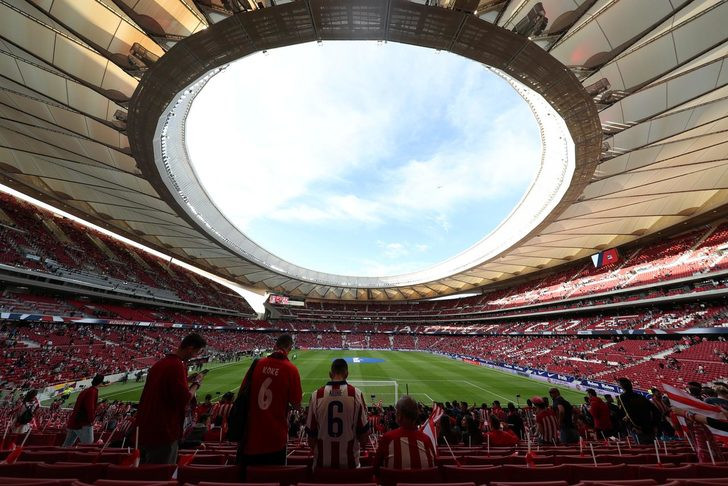 Atletico Madrid'in stadında porno filmi çektiler