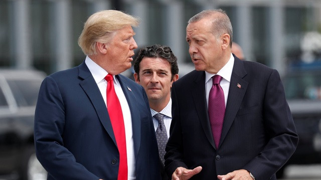 Erdoğan, ABD Başkanı Trump ile görüştü