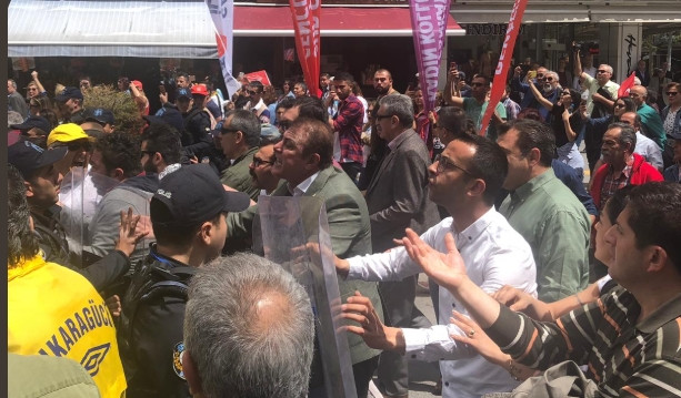 Ankara'daki 1 Mayıs kutlamalarında CHP'li vekile biber gazı