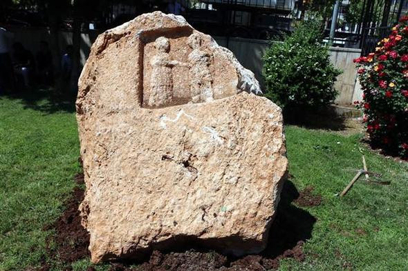 Adıyaman'da Roma dönemine ait ''ayrılık'' figürü bulundu